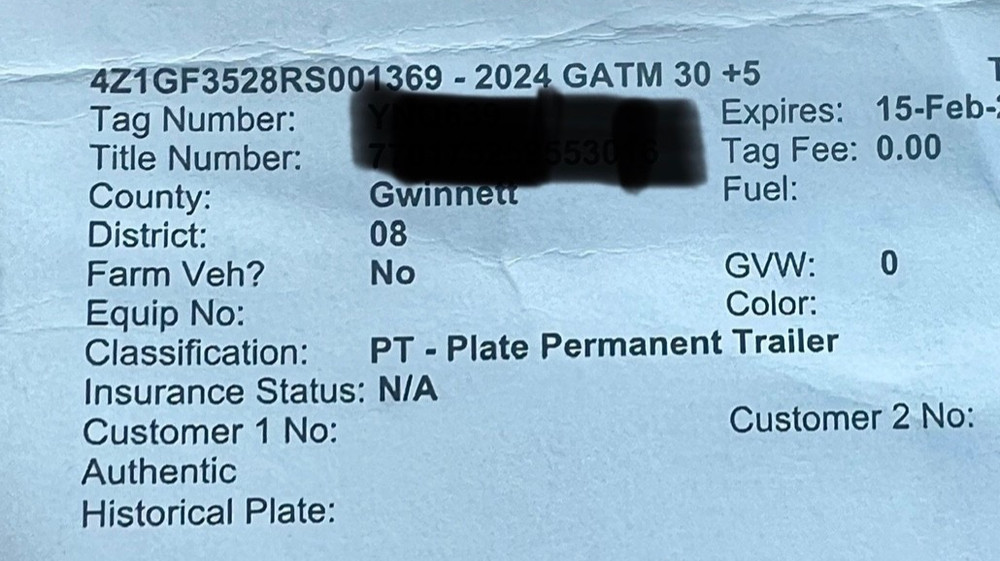 2024 Gator trailer 30+5 mega ramps