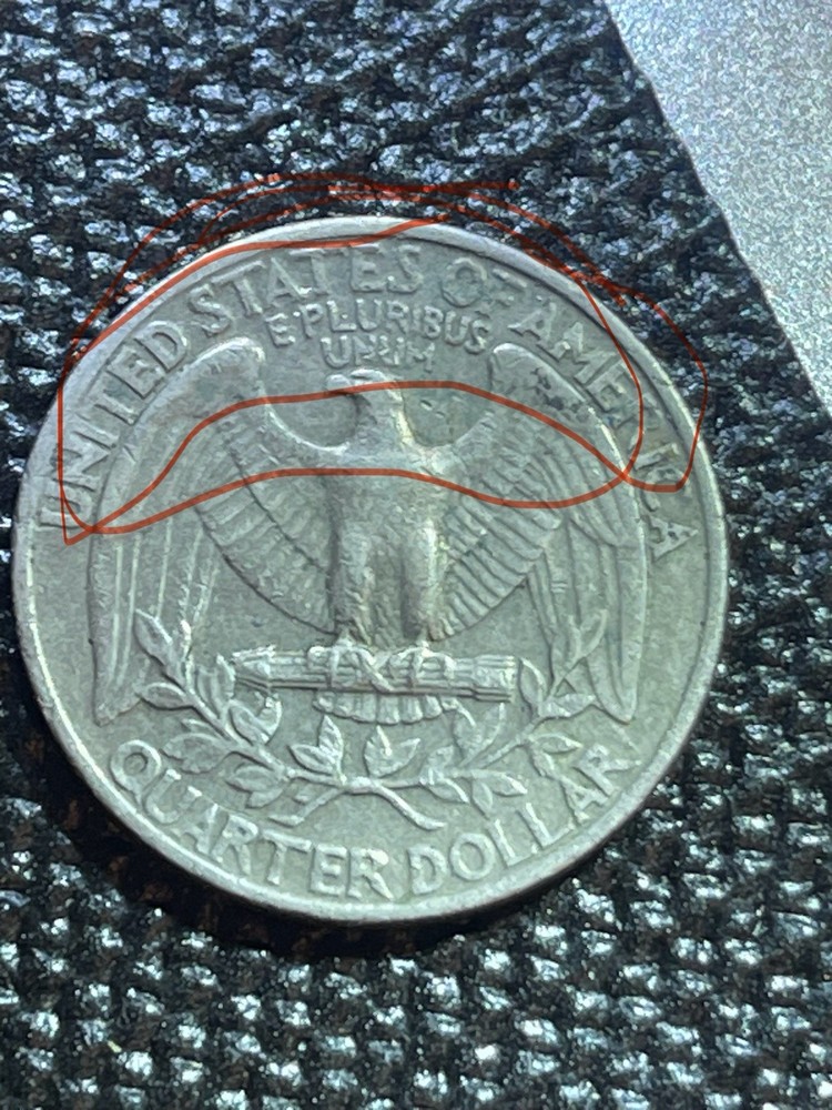 1978 Washington Quarter Doubling errors no mint mark