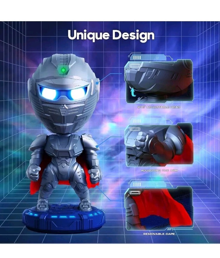 Mecha Warrior Bluetooth Star/nebula/ambient Light Buddy