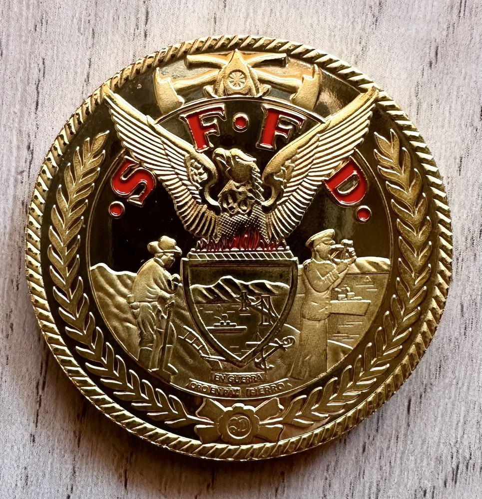 SFFD SAN FRANCISCO FIRE DEPT Challenge Coin