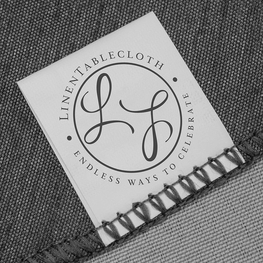 LinenTablecloth 72-Inch Square Satin Overlay White