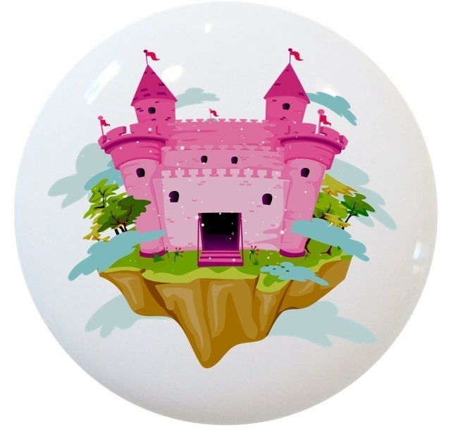 Castle in Sky Ceramic Cabinet Drawer Pull Knob
