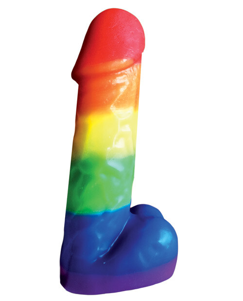 Rainbow Pecker Party Candle Rainbow
