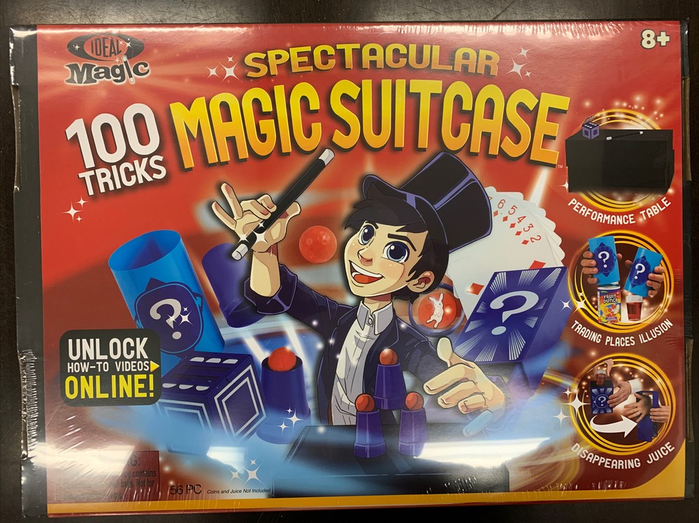Ideal 100-Trick Spectacular Magic Show Suitcase