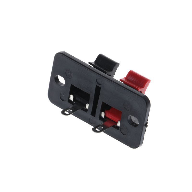 Speaker Plate Push Release Connector Terminal Strip Block 2 Position 2 Way