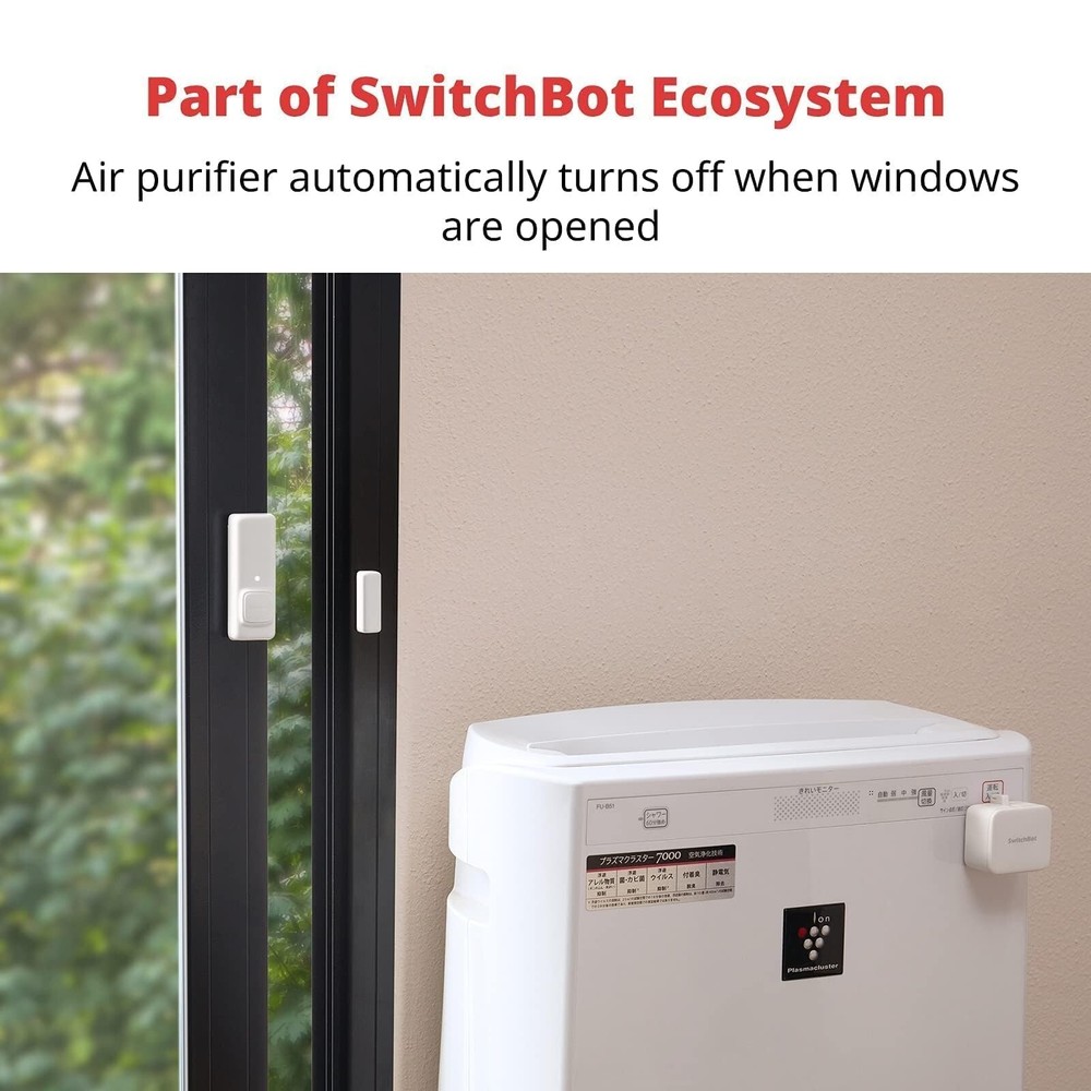 SwitchBot Door Alarm Contact Sensor - Smart Home Security Wireless Window Ala...