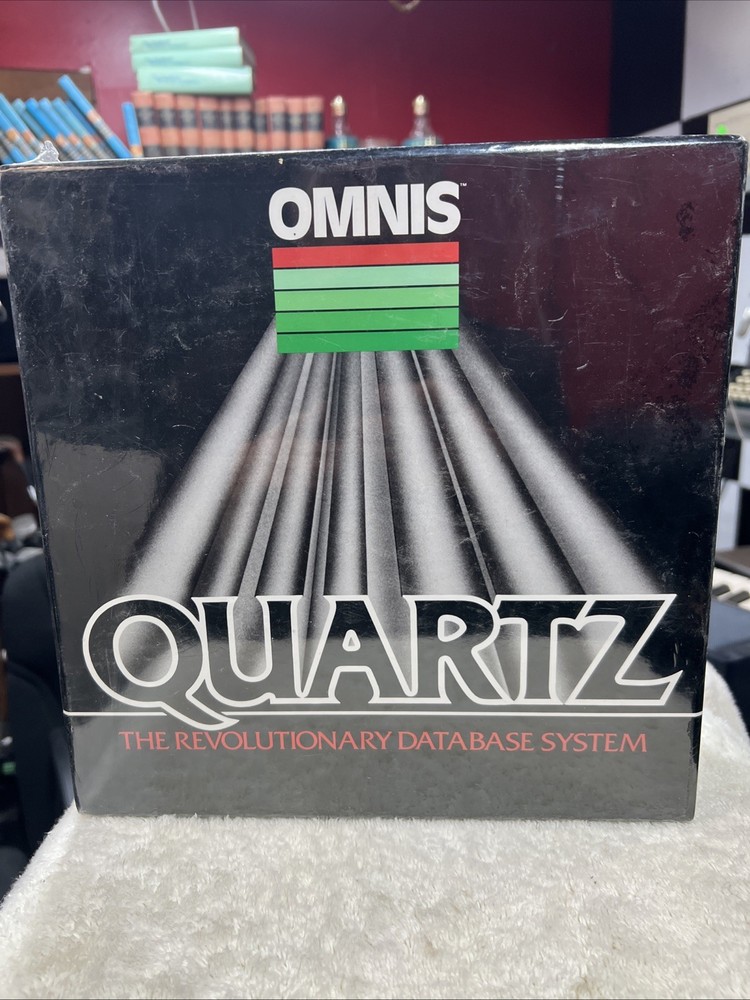 Omnis QUARTZ Database Manager Software Vintage Sealed 1987