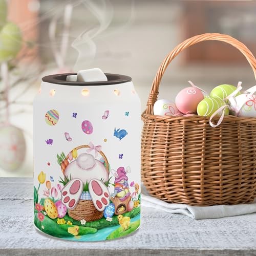 Easter Decor Wax Warmer, Easter Eggs Bunny Easter Decorations for Home