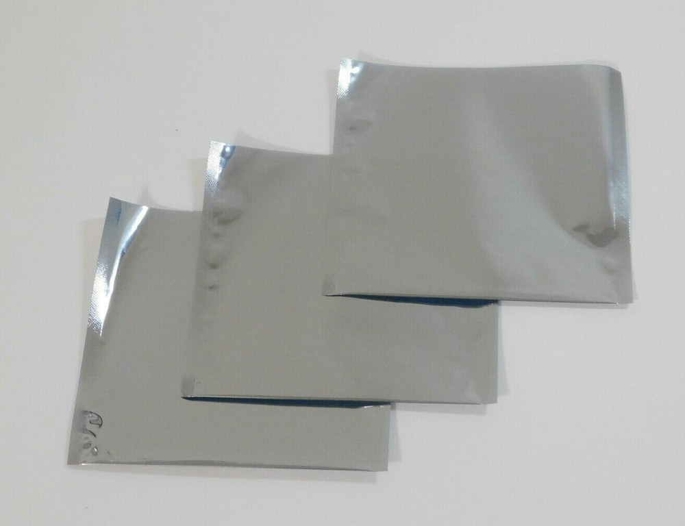 25 Pcs 6" x 6" Open Top Anti static Shielding Bags