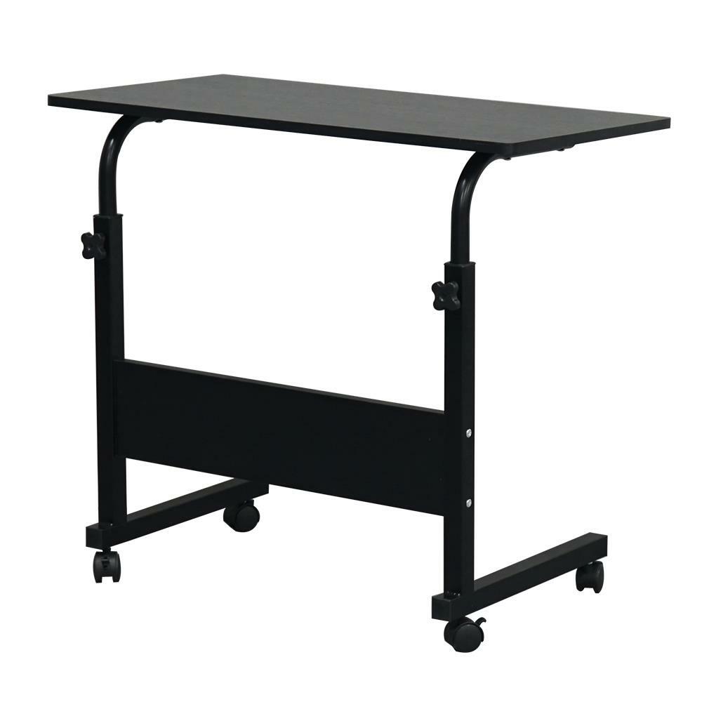 Office Laptop Desk Rolling Adjustable Portable Table Computer Mobile Stand New