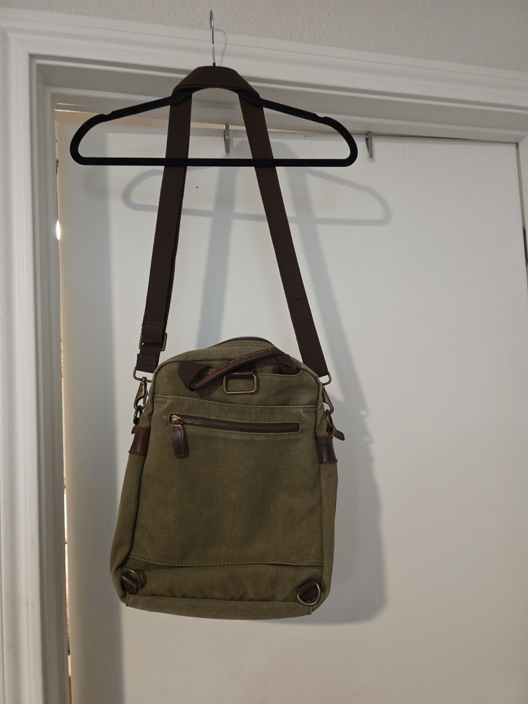 Acacia Canvas Leather backpack