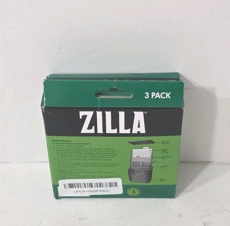 Zilla Replacement Filter Cartridges Medium - 3 Count