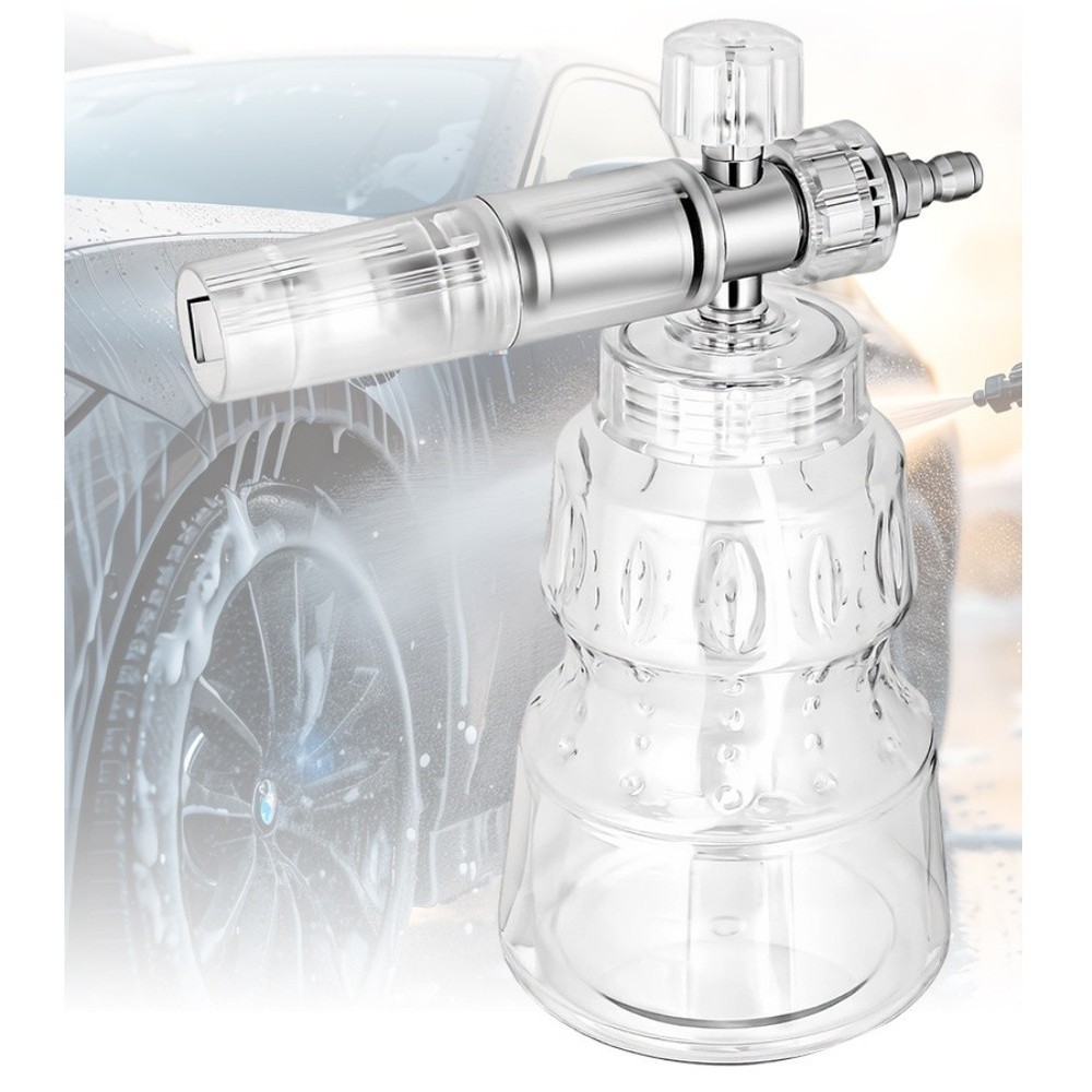 1L Foam Can Accessory for Pressure Washer with Adjustable Spray Settings