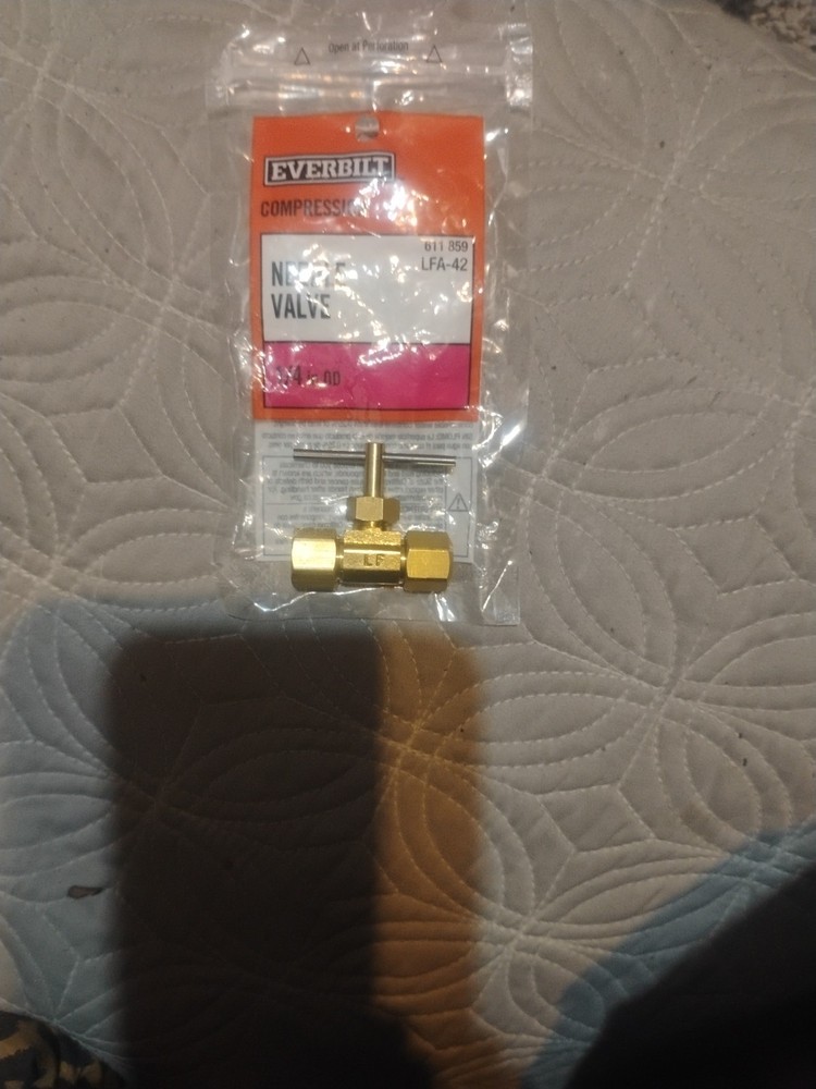 needle valve 1/4 in odd