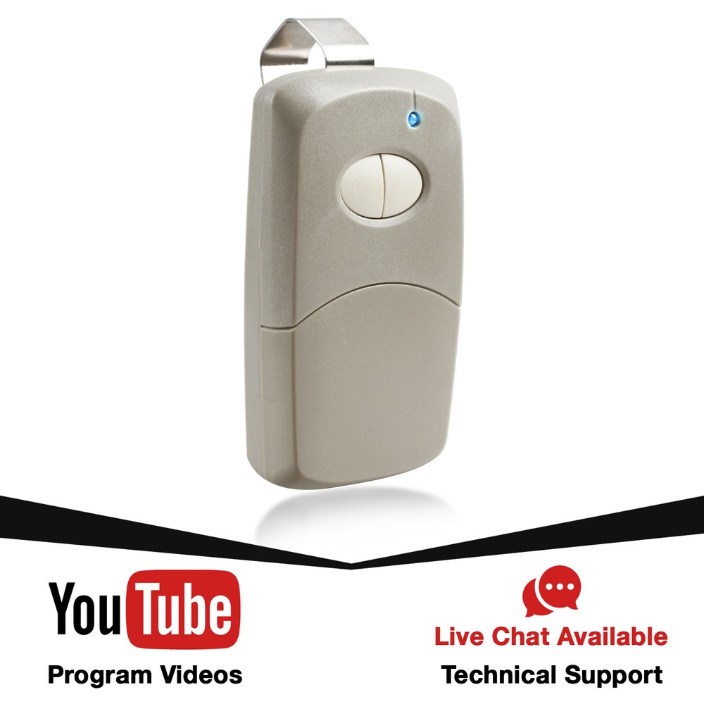 2 For Multi-Code 4120 MCS412001 2channel Visor Gate Garage Door Transmitter 3089