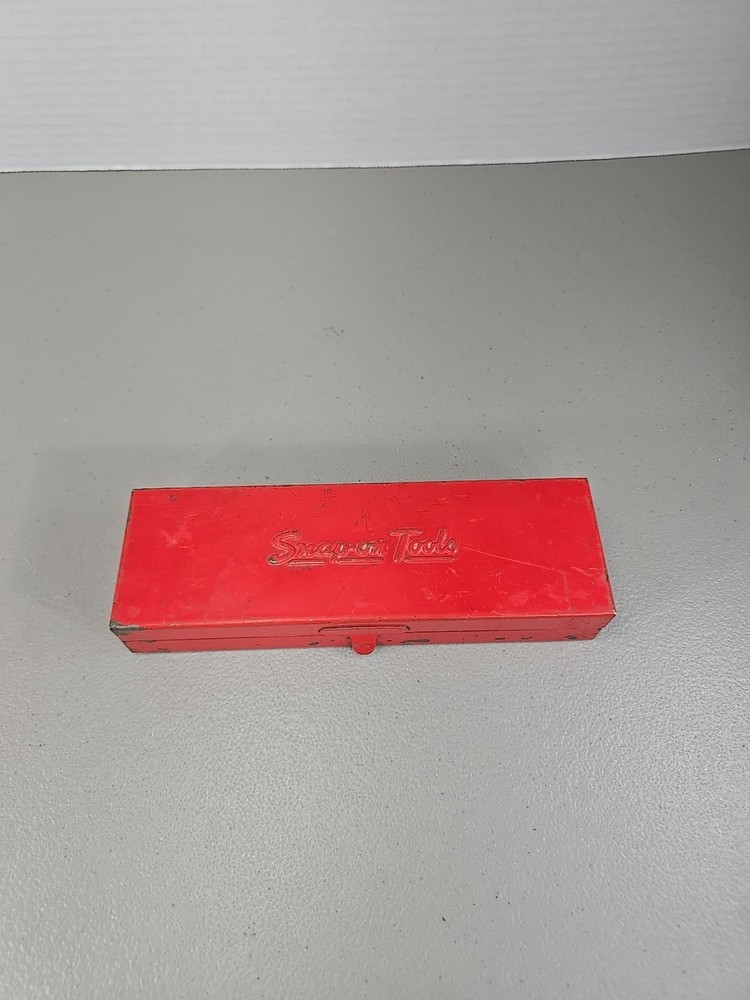 Vintage SNAP-ON KRA-229 1/4" Socket Tool Metal Box Empty No Tools
