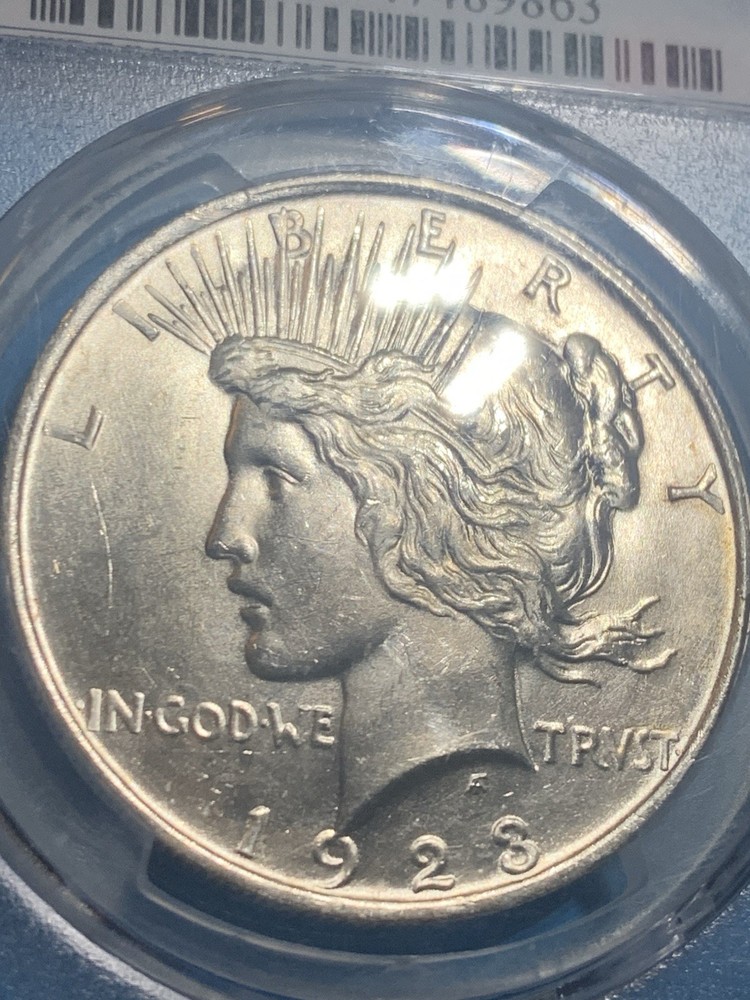 1923 Philadelphia Peace Dollar PCGS MS63