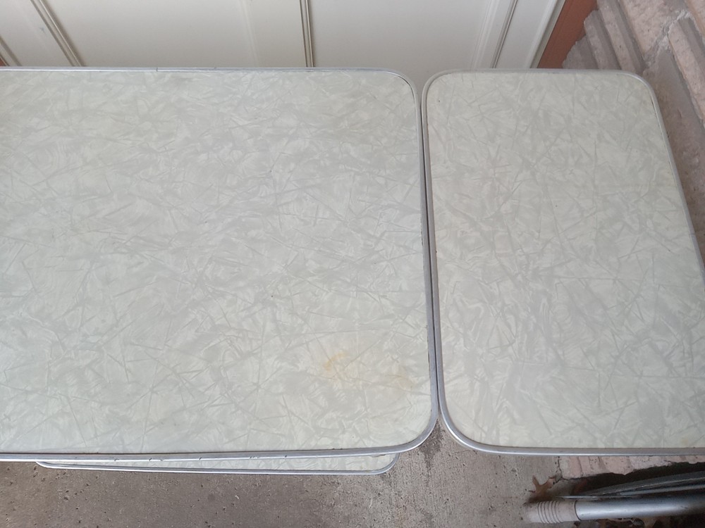 Formica Drop Leaf Cart. Vintage