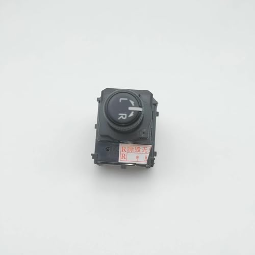 External Rearview Mirror Switch Assembly 84872-12120 Knob Black, Back Letter