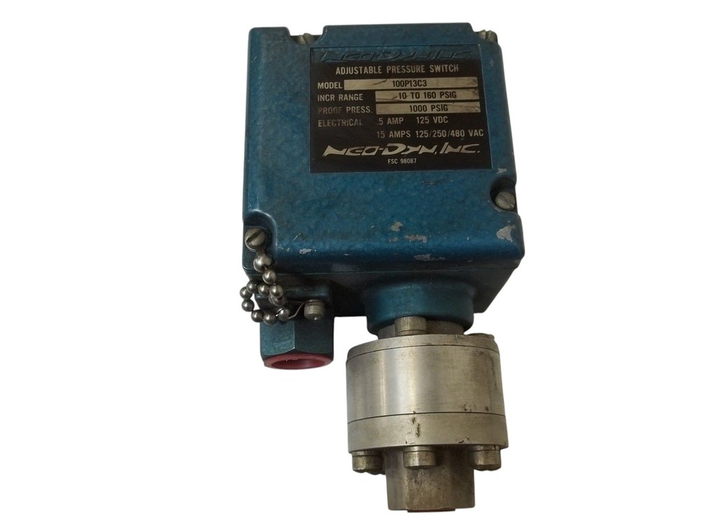 NEO-DYN, INC. 100P13C3 ADJUSTABLE PRESSURE SWITCH UNMP
