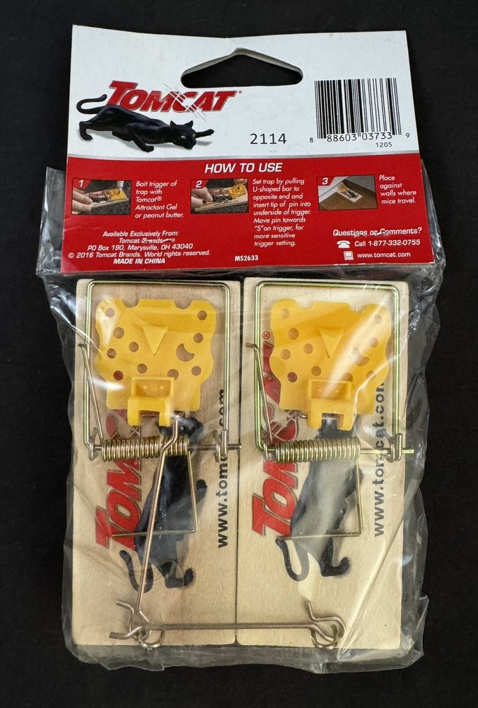 TomCat Mouse Traps - Pack of 4