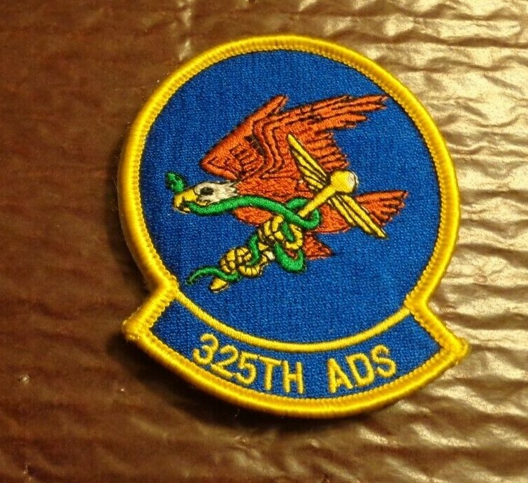 U.S.AIR FORCE PATCH, 325th ADS, AEROSPACE DENTAL SQUADRON , WITH HOOK LOOP