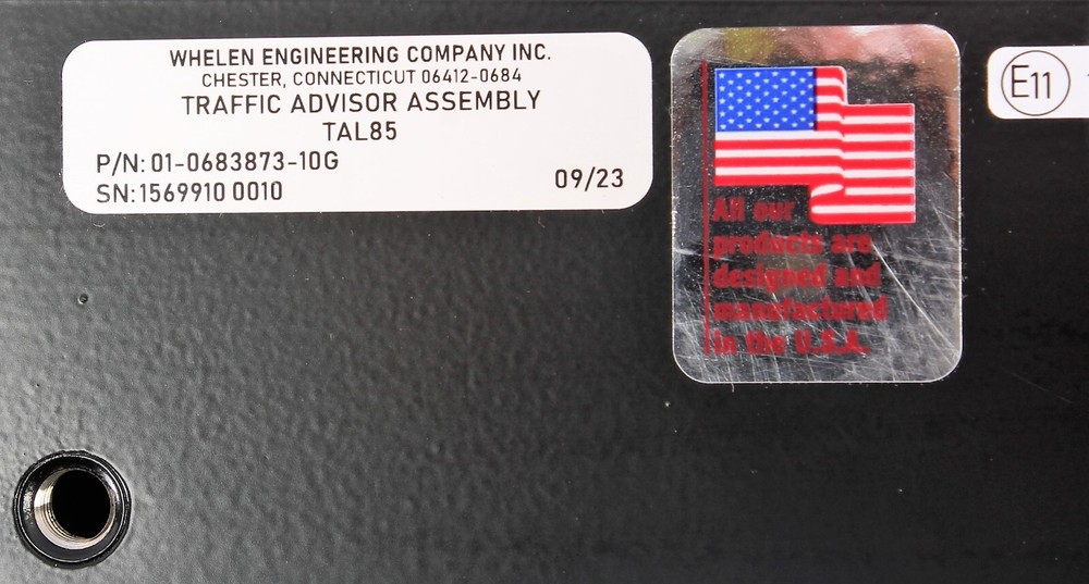 New Whelen TAL85 Light Traffic Advisor Low Profile w/ TACTL5 Control