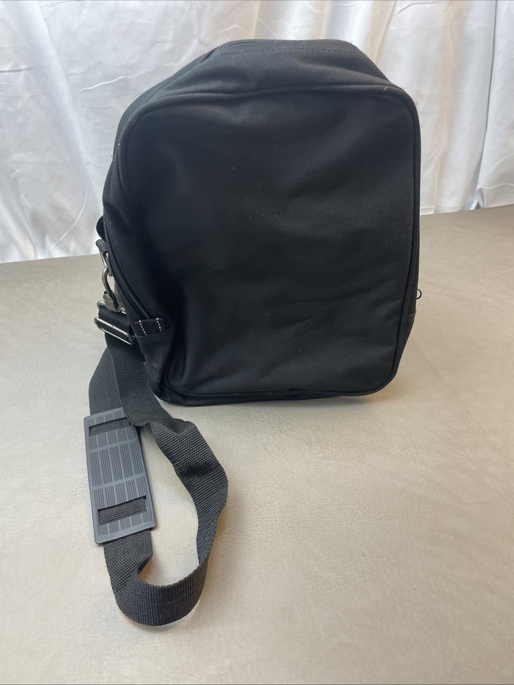 EBONITE Black Single Ball Bag for Shoes has Shoulder Strap & Handle