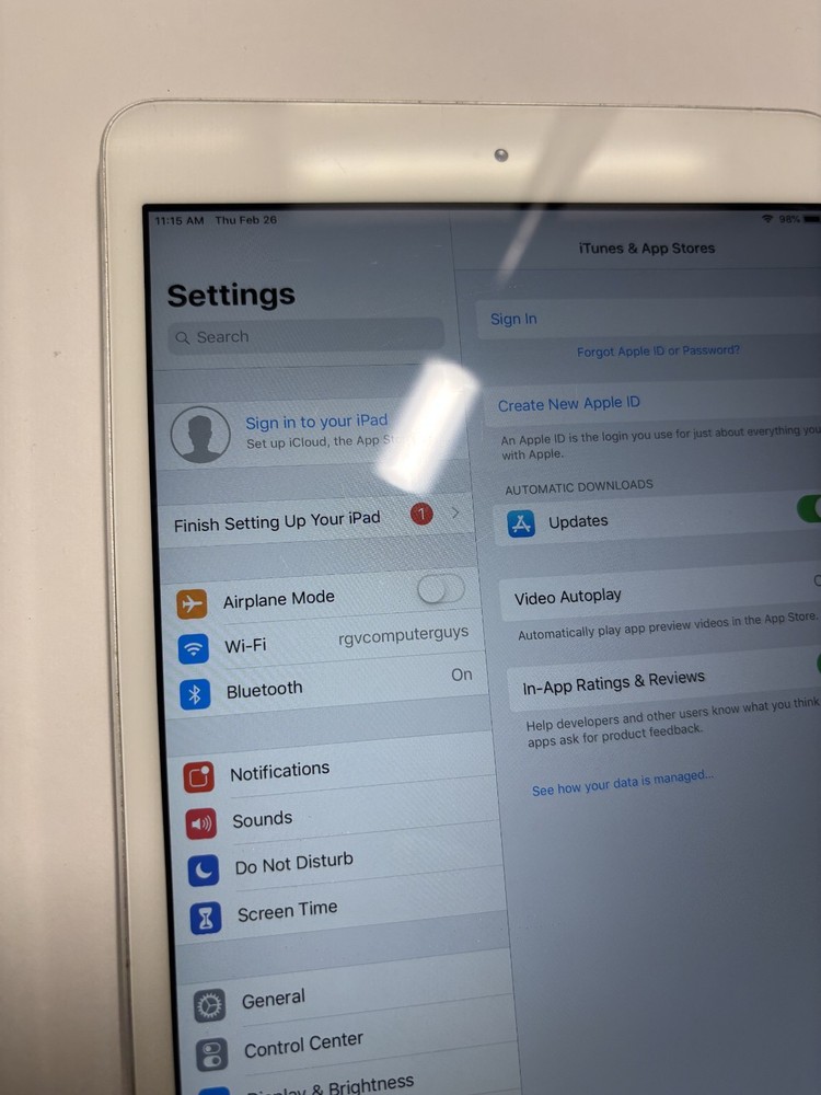 Apple iPad Mini 2 16GB silver WiFi - a1489