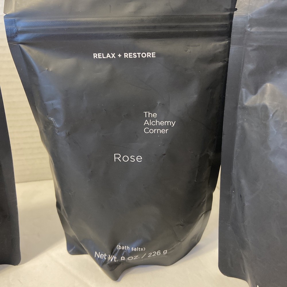 Express Alchemy Corner Relax + Restore Eucalyptus Rose Lavender Bath Salts + 🧴