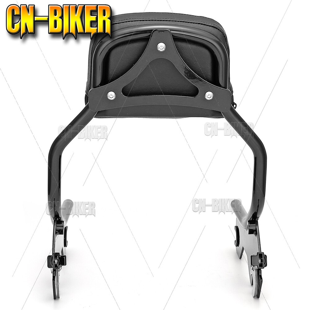 Quick Detach Sissy Bar CHOP Backrest 4 Point Docking For 2018+ Harley FXBB FXST