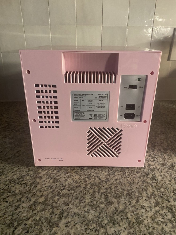 Hello Kitty Mini Fridge 6 Can Capacity