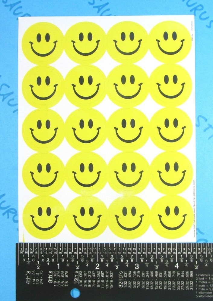 Lemon Scented Scratch & Sniff Sticker Sheet Vintage Eureka