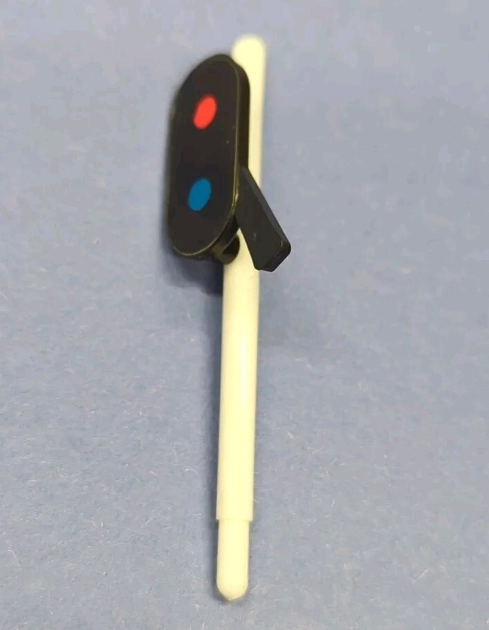 Vintage TUMBLING LOCO Train Set Replacement Part Signal Light With Post