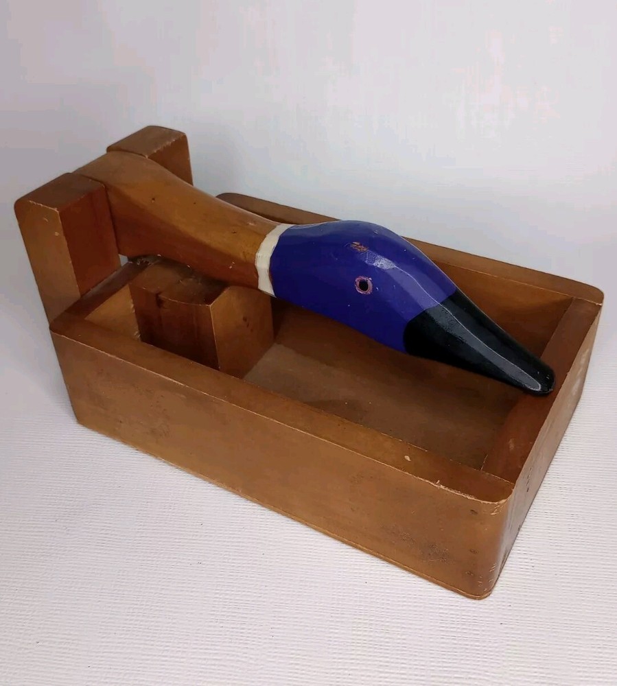 Wood Duck Nutcracker Tray 10"×6"