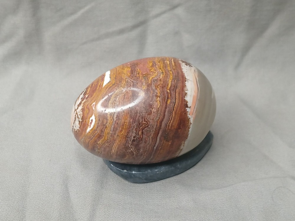 Marble Stone Egg Brown Beige White