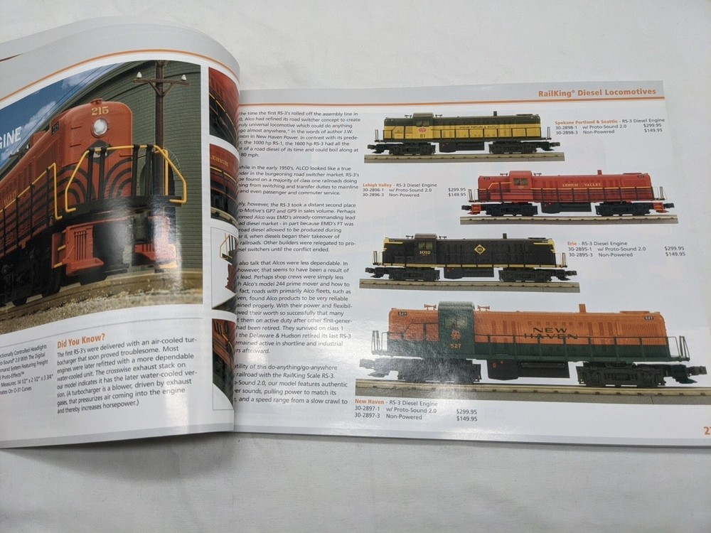 MTH Electric Trains 2009 Volume One Catalog