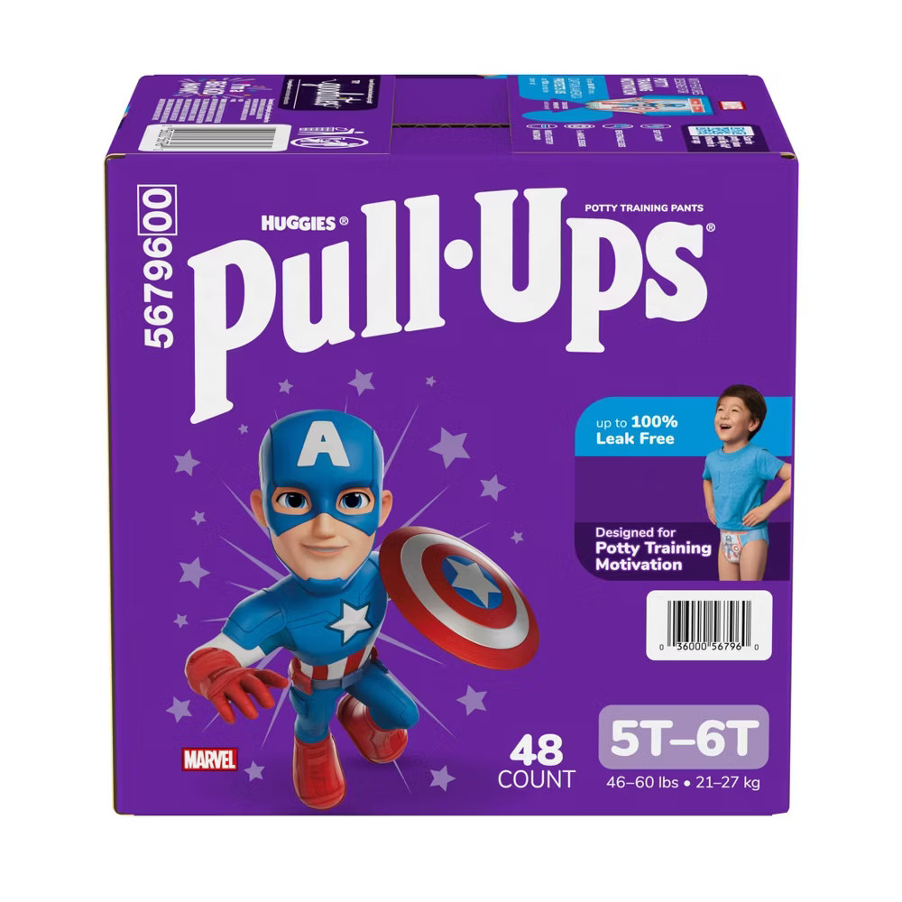 Pull-Ups Learning Designs Girls' Disposable Training Pants Giga Pack - Size