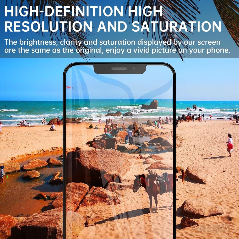 For iPhone 12 12 Pro Screen Replacement 6.1" with Ear Speaker Proximity Sensor