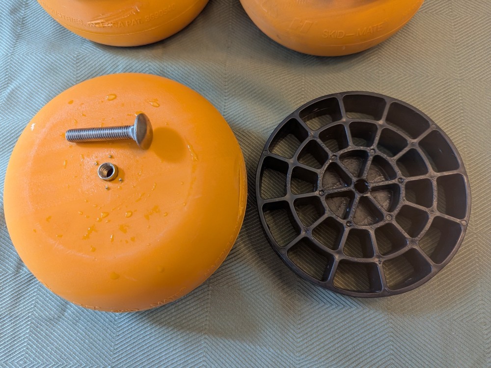 Quanty 4, Orange Hardigg Skid Mate+ plus Spacer, Includes Bolts