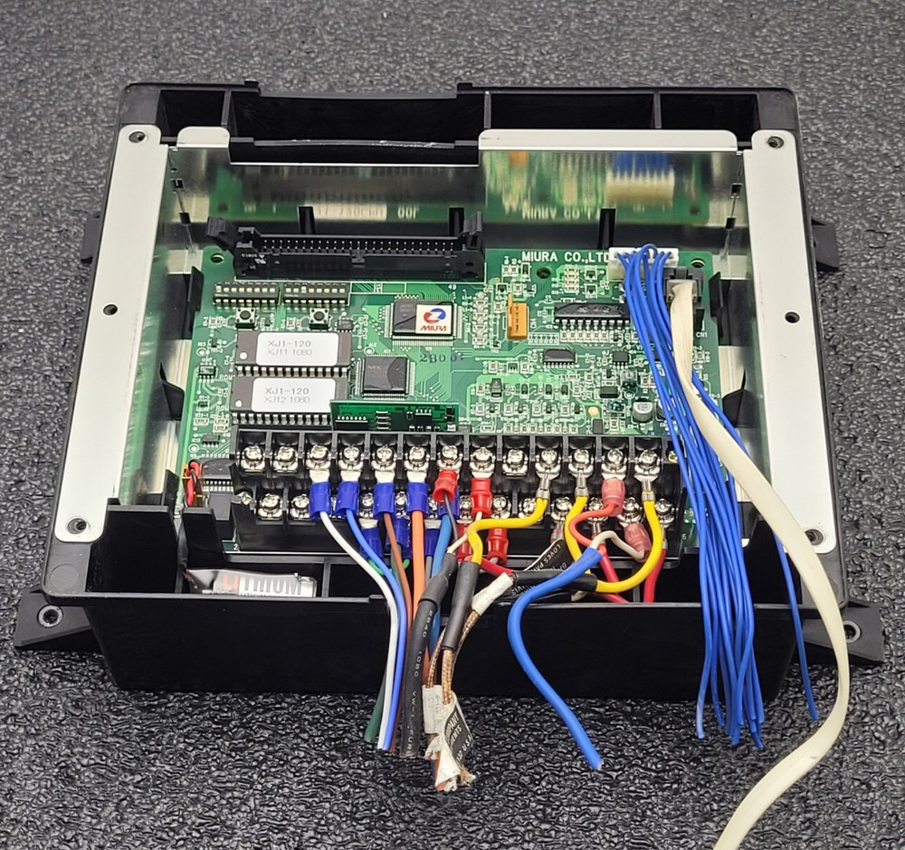 MIURA XJ1-120-RY 7E Steam Boiler Operational Control Panel Board Working Pull