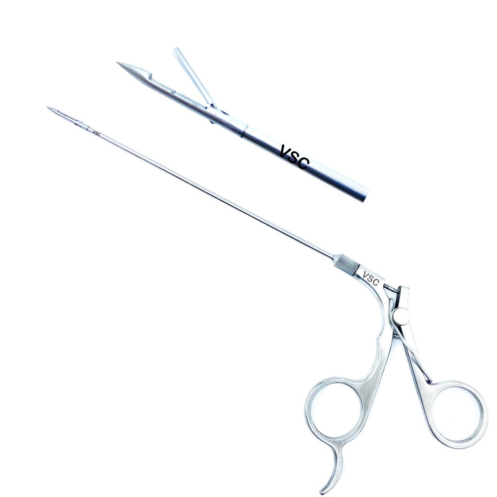 Laparoscopic Port Closure Suture Passer Needle Forceps Surgical Instruments 1Pc