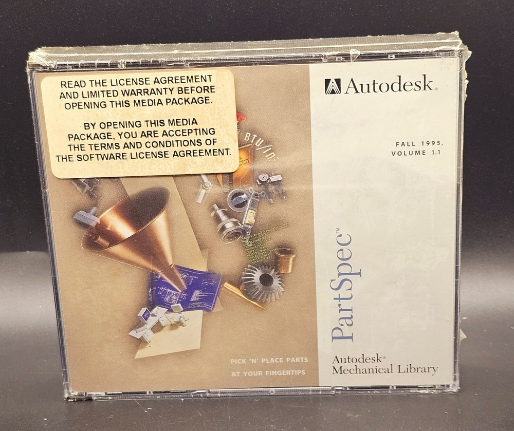Autodesk Mechanical Library PartSpec Fall 1995, Volume 1.1