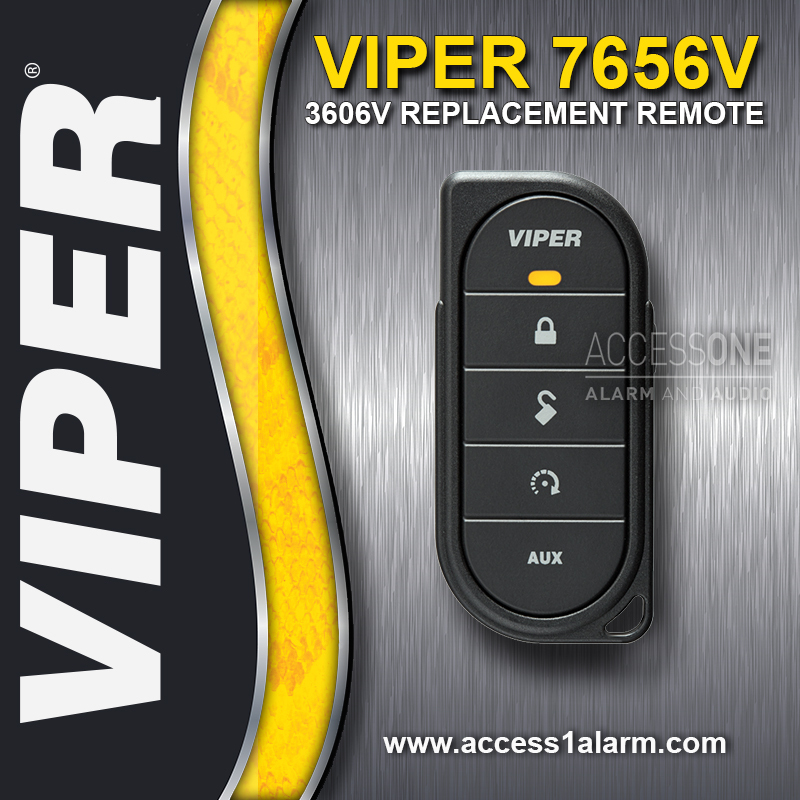 Viper 7656V 1-Way Replacement Remote Control For The Viper 3606V Security System