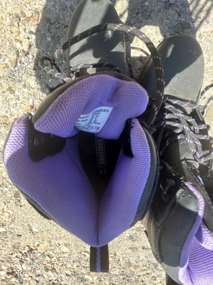 womens steel toe boots 8.5