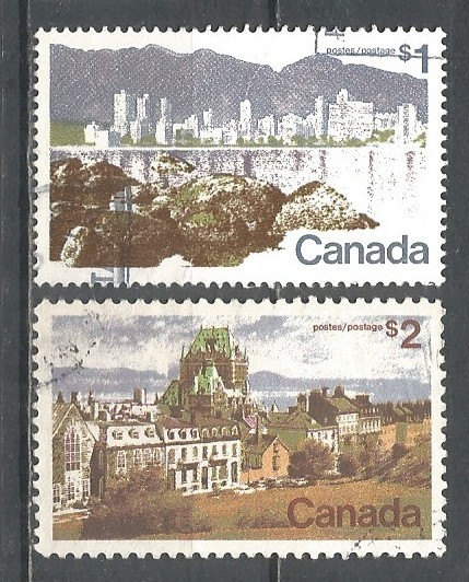 Canada 1972 year, used stamps