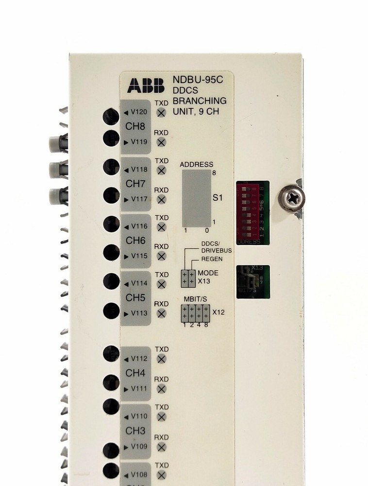 ABB NDBU-95C DDCS BRANCHING UNIT 9 CH
