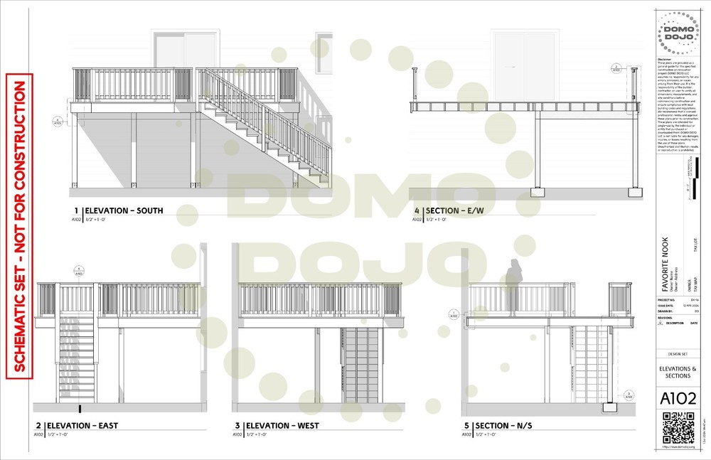 Favorite Nook Deck Plans – PDF Downloadable Blueprint