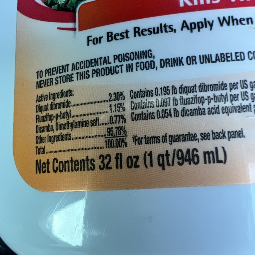 Spectracide Weed and Grass Killer 32 oz. Concentrate