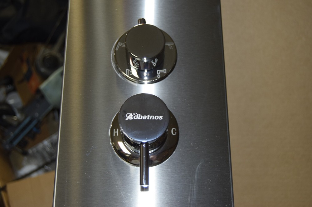 New! Adbatnos Shower Panel Multifunctional Multiple Head System Stainless TZ5802